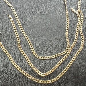 Planet Gold Men's Radiant Gold Chains